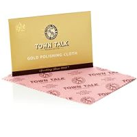 Gold Jewellery Polishing Cloth Anti Tarnish(Town Talk) Size- 12.5X17.5 cm by Gulab's Tools- Amazon
