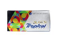 Tropical Colors 3 Month Disposable Contact Lenses - 2 Units (-2.75.Sky Blue)- Amazon