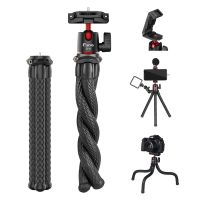 [LD] Syvo S-11 Camera Tripod, Mini Flexible Tripod Stand with Hidden Phone Holder w Cold Shoe Mount, 1/4'' Screw for Magic Arm, Universal- Amazon