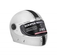JMD HELMETS Magna Poly Carbonate Visor Full Face Helmet (Large, White)- Amazon