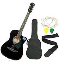 Jixing JXNG 6 Strings Acoustic Guitars(Black)- Amazon