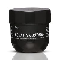 ENN Keratin Custard- Keratin Replinishing Hair Mask | Frizz Control | Strengths Hair | Repair Damage | Hydration | Hyaluronic Acid | Argon Oil | Proteil | Natural | For Women & Men| 100gm- Amazon