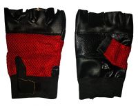 SPANCO Red Color Leather Gym Gloves for Weight Lifting Gloves, Exercise Gloves for Powerlifting, Cross Training, Workout, Best- Amazon