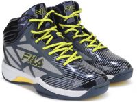 Fila ZONE BasketBall Shoes For Men  (Navy)- Flipkart