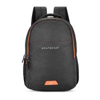 Aristocrat Unisex Black Premium Poleyester Fabric 26L Laptop Bags- Amazon