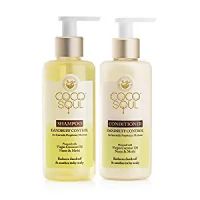 Coco Soul Hair Care Combo Dandruff Control Shampoo + Conditioner with Ayurvedic Medicine | 100% Cold Pressed Virgin Coconut Oil | Neem & Methi | Sulphate & Paraben Free | From the Makers of Parachute Advansed | 400ml- Amazon