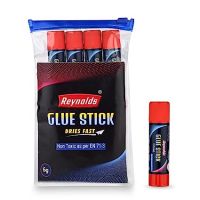Reynolds Glue Sticks I Art and Craft Materials I Non Toxic Fast Drying Super Glue I Office Supplies, School Supplies and DIY Art Supplies | Glue Stick 6GM, 8 Pieces Pouch, White, (Gl06)- Amazon