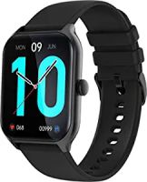 Pebble Cruise 1.96" Infinite Display, 320 * 386 High-Resolution Bluetooth Calling Smartwatch, Rotating Crown, AI Health Sensors & Voice Assistant, 125+Sports Mode, 100+Watch Faces - Jet Black- Amazon