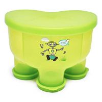 Buddsbuddy Cow Shaped Milk Powder Container 1pc (Green)- Amazon