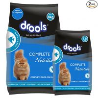 Drools Adult(+1 year) Dry Cat Food, Ocean Fish, 3 kg + 1.2 kg Free- Amazon