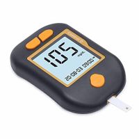Control D Advanced Digital Diabetes Glucose Blood Sugar Testing Monitor with 10 Strips Glucometer (Black, Orange)- Amazon