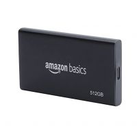 AmazonBasics Portable SSD 512GB, External SSD, USB 3.2 Gen 2x2, USB-C, Read Speed up t o 2000MB/s- Amazon