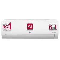 LG 0.8 Ton 3 Star AI DUAL Inverter Split AC (Copper, Super Convertible 6-in-1 Cooling, HD Filter with Anti Virus protection, 2023 Model, RS-Q10ENXE, White)- Amazon