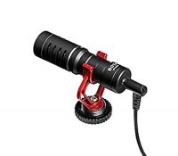 Boya by-MM1 Super-Cardioid Shotgun Microphone with Real Time Monitoring Compatible with iPhone/Android Smartphones, DSLR Cameras Camcorders- Amazon