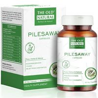 The Old Natural Pilesaway Piles medicine I For Piles, Hemorrhoid Support, Bavasir, Fissure. Fistula, Inflammation & Rectum I Fast Relieve In Bleeding, Burning & Pain I 60 Capsules- Amazon