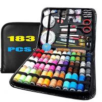 Tusmad 183PCS Handy Sewing Kit Bundle with with 38 XL Thread, All-in-One Portable Sewing Kit with Scissors Thread Needles Tape Measure Carrying Case and Accessories- Amazon