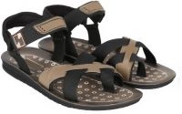 Treadfit Men Black Sandals- Flipkart
