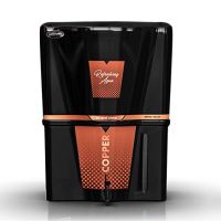 Addyz Alkaline Black Water Purifier with copper effect, Multistage purification+ RO + UF + UV + TDS Control 12L Water Purifiers Ideal- Amazon