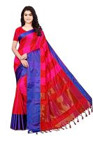 Om Sai Latest Creation Soft Cotton & Silk Saree For Women Banarasi Saree Under 399 2021 Beautiful For Women saree- Amazon