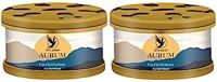 BLACKBIRD Aurum Spill-proof Gel Car Air Fresheners and Odor Neutralizer, 90 gm Cannister (Pack of 2, Sandalwood)- Amazon