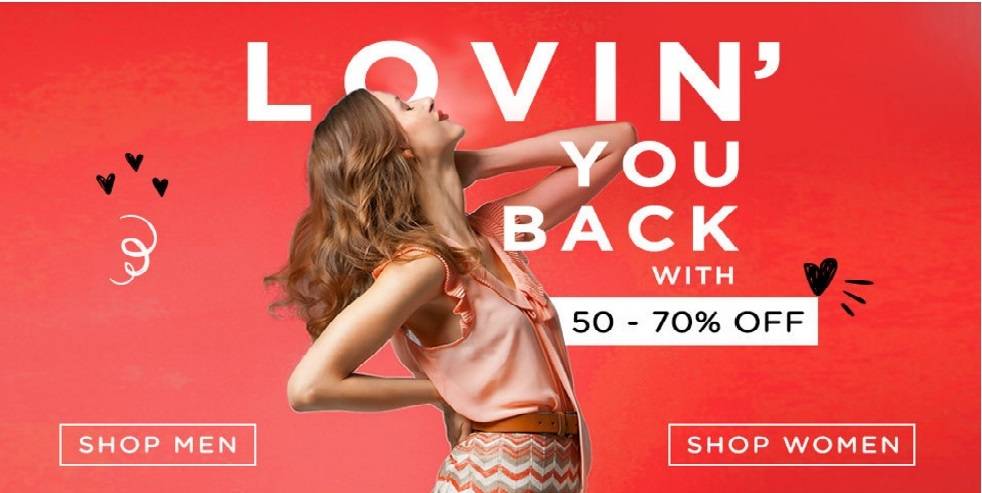 Get 50%-70% OFF on Vero Moda ,Daniel Klein,Adidas , Roadster and Many More Brands Collections (Both for Men & Women)