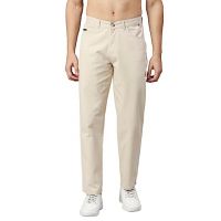 HammerSmith Men's Solid Slim Fit Cotton Casual Trousers- Amazon