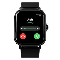 Hammer Ace 1.69" Bluetooth Calling Smart Watch with Call Function Dial Pad, Speaker, SpO2, HR, Sleep Monitor, Multiple Sports Mode (Black)- Amazon
