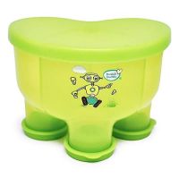 Buddsbuddy Cow Shaped Milk Powder Container 1pc (Green)- Amazon