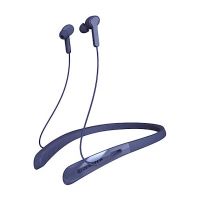 ZEBSTER Z-Style 600 Wireless BT Earphone with Neckband, bulit in Rechargeable Comes with Call Function its an Splash Proof and magentic earpiece with 24hr Playback time(Blue)- Amazon