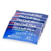 On Call Plus Glucometer Strips Pack of 100- Amazon