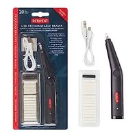 Derwent USB Rechargeable Eraser with 20 Replacement Erasers (USB Charging Lead Included)- Amazon