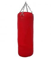 Venom RED Color, Unfilled (Empty), 3.0 Feet Long, SRF ECONOMICAL Material Punching Bag/Kickboxing Bag/Takewondo Bag/Fitness Bag/Professional Training Bag with Hanging Chain- Amazon