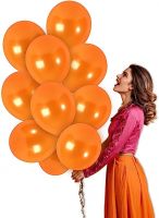 Crackles Orange Metallic Balloons For Happy Birthday Decorations,Baby Shower,Party Supplies,Bachelorette Bride To be 50 PC- Amazon