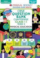 Oswaal CBSE Question Bank Chapterwise For Term 2, Class 11, Physical Education (For 2022 Exam)- Amazon