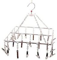 Anne-kee Cloth Clips Hanging Hanger Cloths Hanger Celling Cloth Dryer Stand Cloth Pegs Pin Stainless Steel 25 Clips Hanger Stainless Steel Cloth Clips  (Steel)- Flipkart