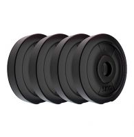Kore K-PVC-RW(5Kgx4) Free Weights Combo, 20 Kg, Black- Amazon