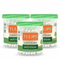 Gescirr Ear Buds Cleaning Buds Wooden Cotton Swabs Eco Friendly Ear Swabs For Removing Ear Wax, Baby Care, Art & Craft etc. 100% Pure Cotton Buds (Pack of 100 Buds Each Box)- Amazon