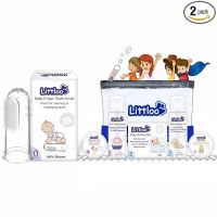 Littloo Baby Finger Toothbrush|Baby Care Travel Kit|Gentle and Mild|Baby Skincare Products|Safe and Natural|Dermatologically Tested|Hypoallergenic|Ecocert Certified- Amazon