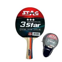 Stag Table Tennis (T.T) Racket | Premium ITTF Approved Rubber| Beginner-Intermediate Series T.T Racquet| Pro Custom Designed Comfortable Grip Paddle- Amazon