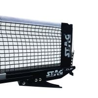 Stag New Clipper On Professional Grade Table Tennis (T.T) Net & Post Set| Quick Easy Setup and Spring Activated Clamp Net| Indoor & Outdoor Compatible Snap-On Ping Pong Table Net Post - (Alloy Steel)- Amazon