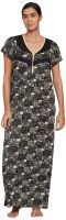 Fabme Women's Sarina Satin Nursing Nighty- Amazon