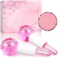 Beauty Ice Roller Globes Facial Roller Cold Skin Massagers, Cooling Globes For Face, Neck, Neck Anti Aging, Tighten Skin Treatment Reduce Puffiness (Pink)- Amazon