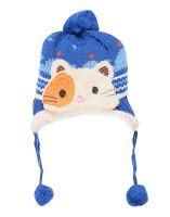 JMP Infant Toddler Baby Winter Hat Warm Woolen Knit Hats with Smily Face and Eyes- Amazon