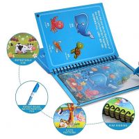 GLUN® Water Magic Book, Magic Doodle Pen, Coloring Doodle Drawing Board Games for Kids, Educational Book- Amazon
