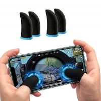CristaVista PUBG Finger Sleeves for Mobile Game Controllers Anti Sweat Breathable Touch Screen Finger Sleeve | Thumb & Finger Sleeve- Amazon