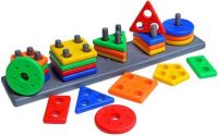 Sotnof Smart Activity Learning & educational Geometry Shape & color Block game- Flipkart