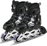 AR Jouiet Mansion Adjustable Aluminium Inline Skates with LED Lights- Flipkart