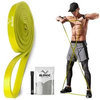 Slovic Yellow Resistance Bands for Workout for Men and Women (1 Year Warranty) Resistance Band Set & Exercise Band- Amazon