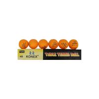 SKMT Plastic Table Tennis Ball, Size Standard Large (Orange), Durable ,Consistent Bounce, Great Spin, Good Control- Amazon