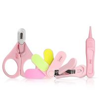 Luv Lap Baby Grooming - Manicure Set, 4pcs, Pink, 0m+- Amazon